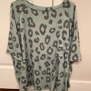 Tops - Cheetah print shirt Tops - Cheetah print shirt